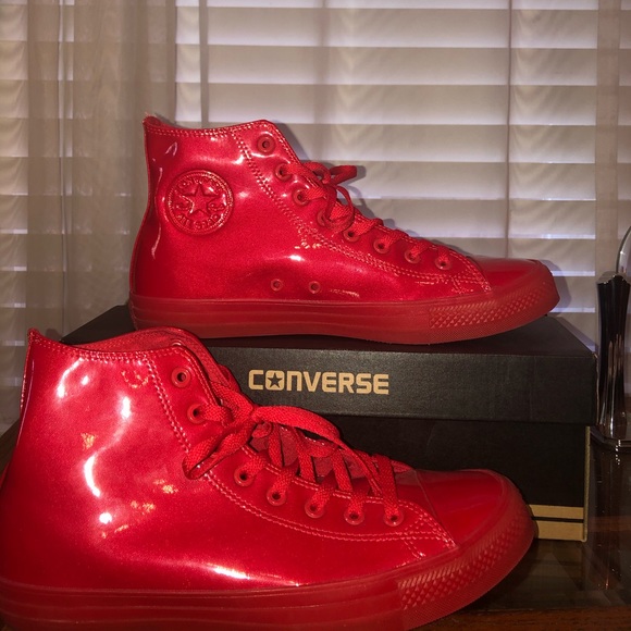 red rubber converse